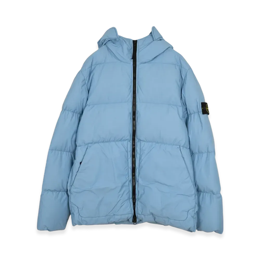 Stone Island 44132 Naslan Light Watro Down Jacket - 22FW "Pastel Blue"