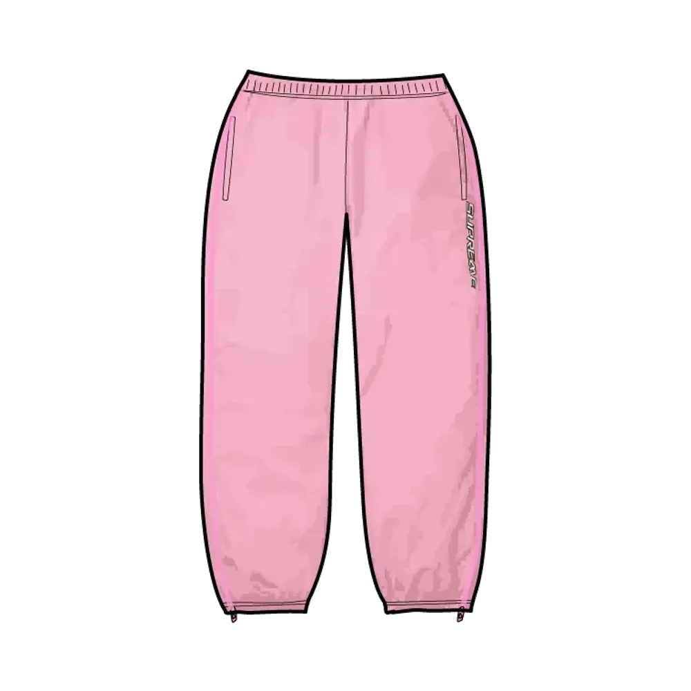 Supreme Ripstop Warm Up Pant "Pink"