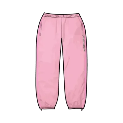 Supreme Ripstop Warm Up Pant "Pink"