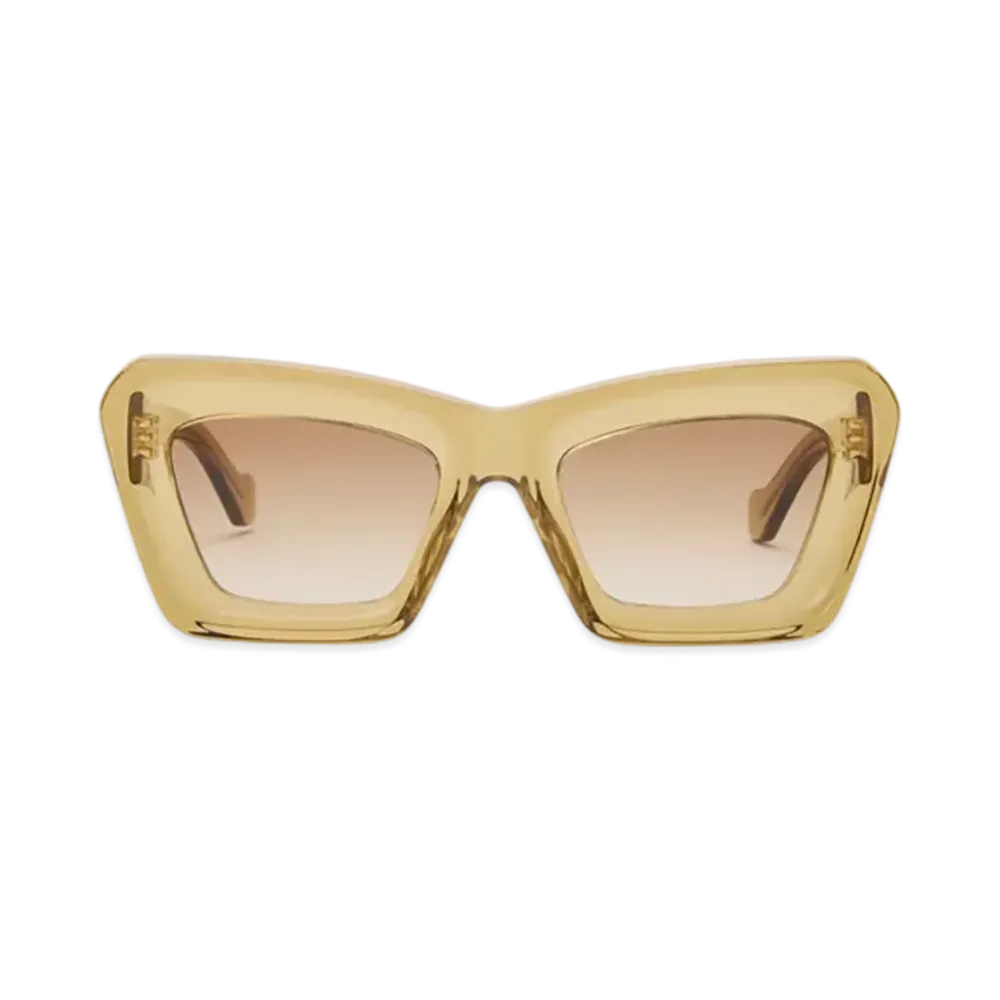 LOEWE Cat-Eye Sunglasses "Clear Olive"