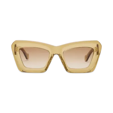 LOEWE Cat-Eye Sunglasses "Clear Olive"