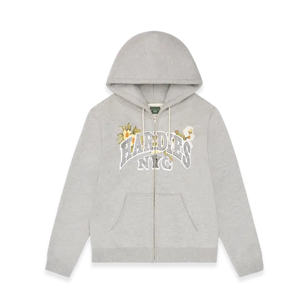 DENIM TEARS Hardies Tears Zip Hoodie "Gray"