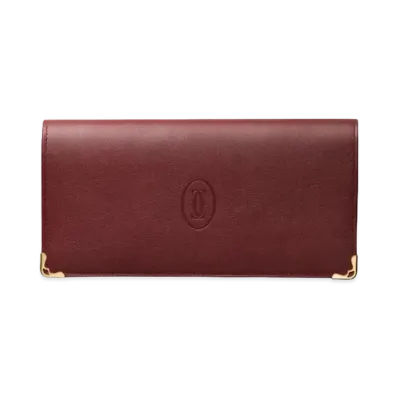 Cartier Zipped International Wallet, Must de Cartier "Burgundy"