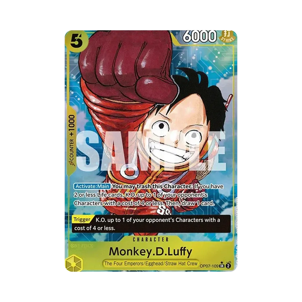 モンキー・D・ルフィ SR [OP07-109](プロモーションカード「Vジャンプ