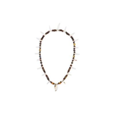 DENIM TEARS Homecoming Tusk Necklace "Multi"