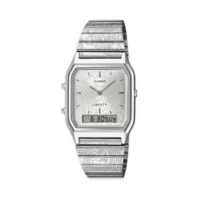 Casio Classic x LIBERTY AQ-230ELT-7AJR "Silver"