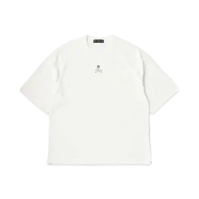 mastermind JAPAN Boxy GlaSSbeaded Tee "White"