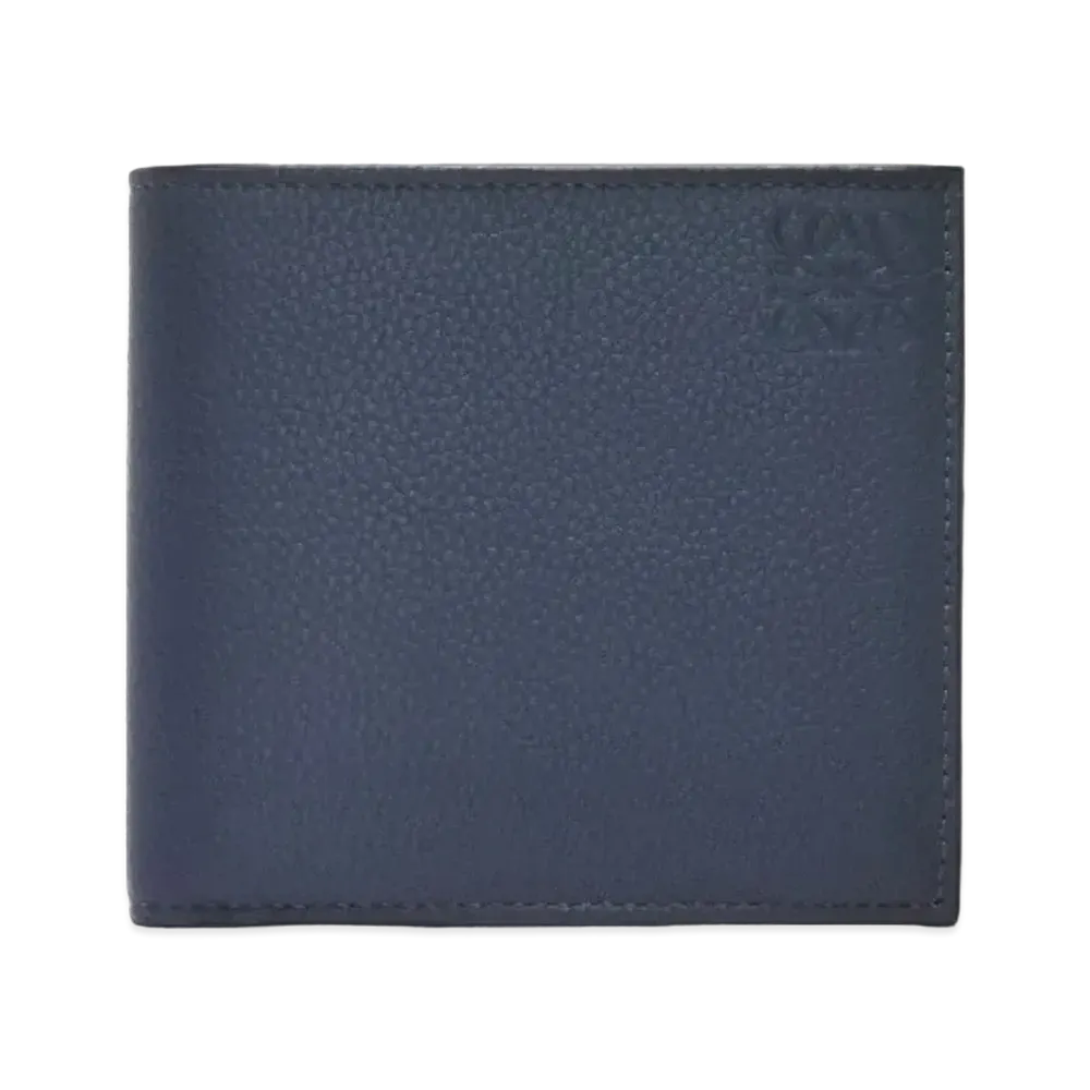 LOEWE Bayfold Coin Wallet Soft Grain Calf "Deep Navy"