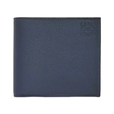 LOEWE Bayfold Coin Wallet Soft Grain Calf "Deep Navy"