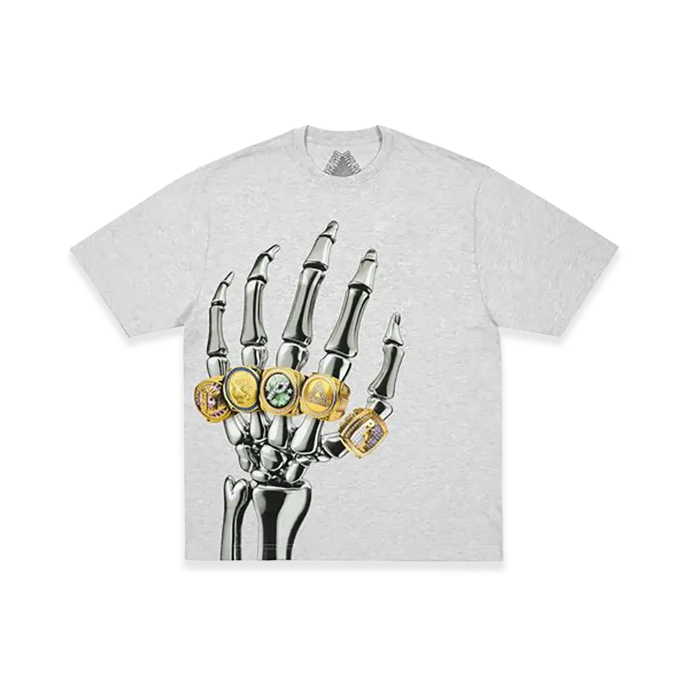 PALACE Mechanical Champion T-Shirt "Grey Marl"