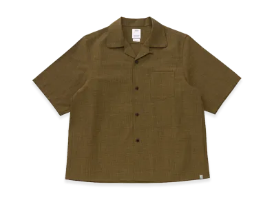 visvim Keesey SP Shirt S/S (W/Si/Li) "Khaki"