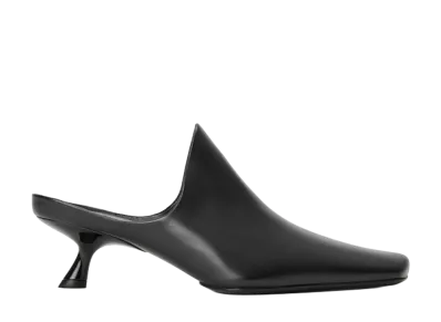 LOEWE Women's Emily Mule in Lambskin "Black"