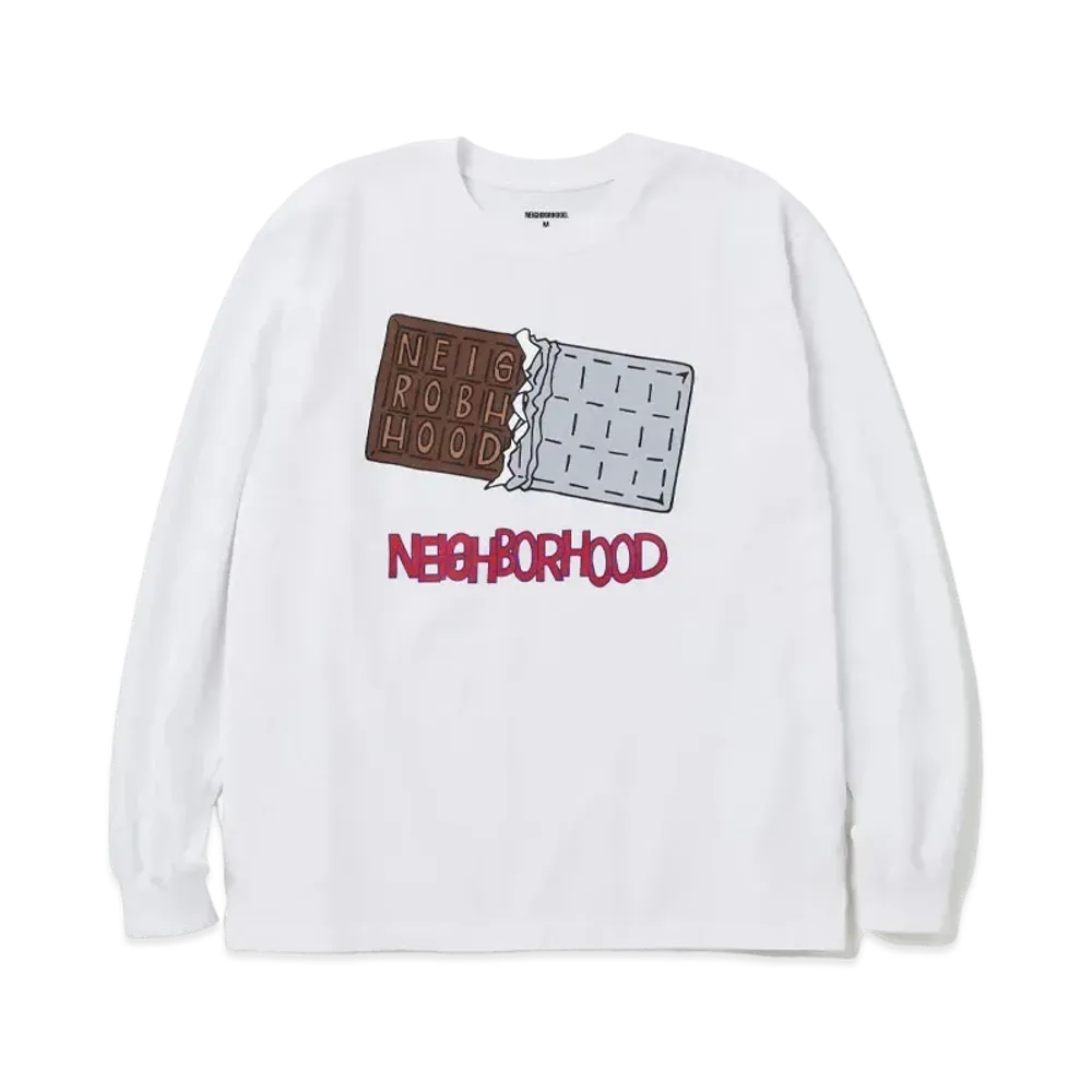 NEIGHBORHOOD NH . Tee LS-18 "White"