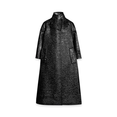 Maison Margiela Women's Oversized Work In Progress Coat "Black"