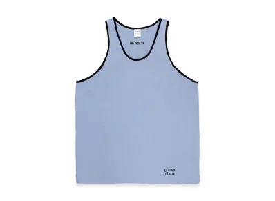 WACKO MARIA Washed Heavy Weight Ringer Tank Top "Purple"