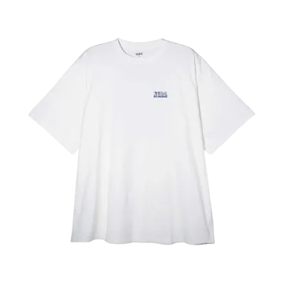 X-Girl Circle Background Face Logo S/S Big Tee Dress "White"