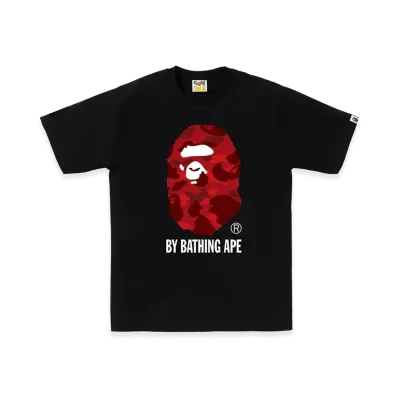 A BATHING APE By Bathing Ape Tee "Black/Red"