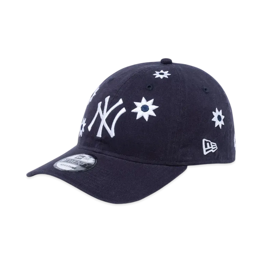 NEW ERA x MLB 9TWENTY Flower Embroidery New York Yankees "Navy"