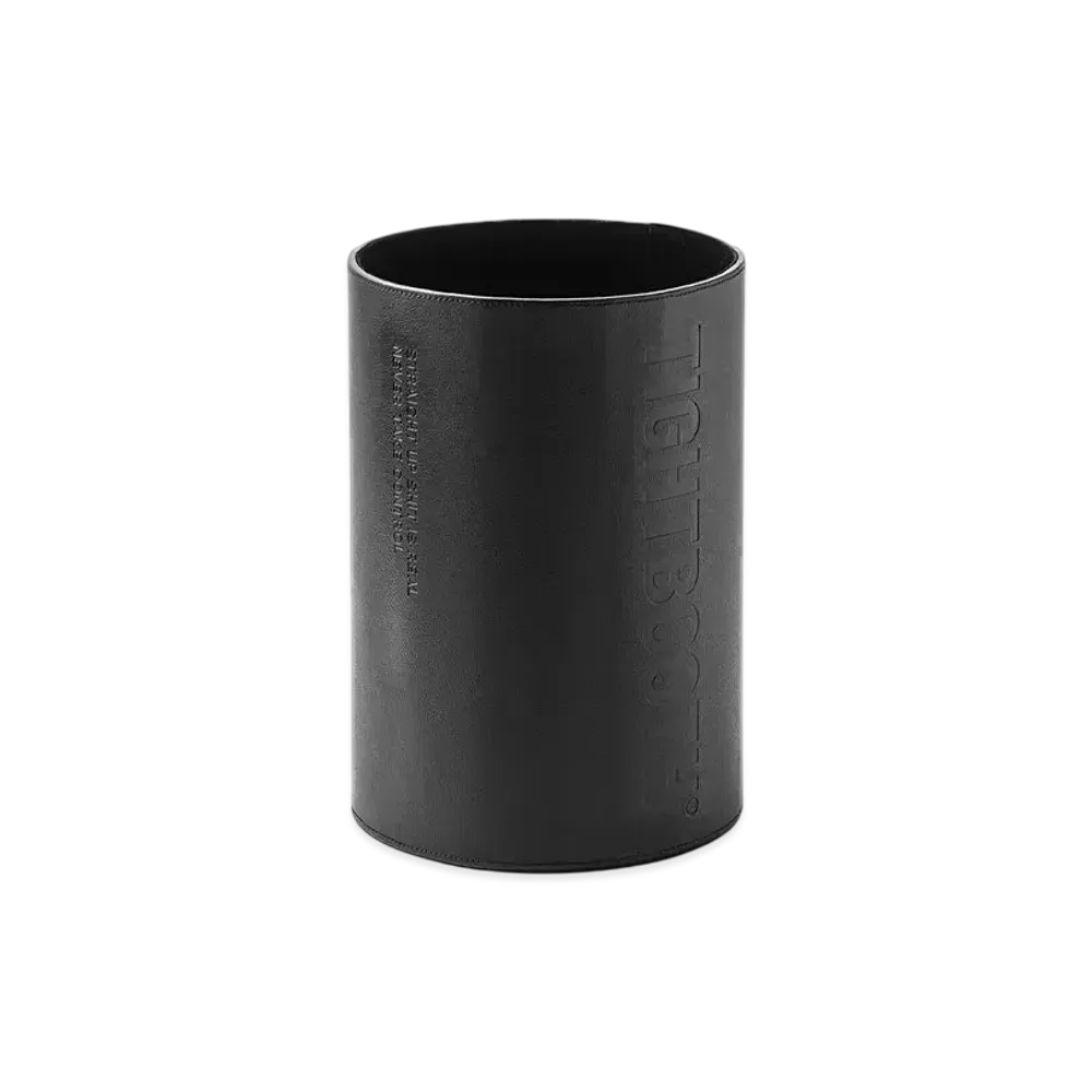 TIGHTBOOTH Label Logo Trash Can "Black"