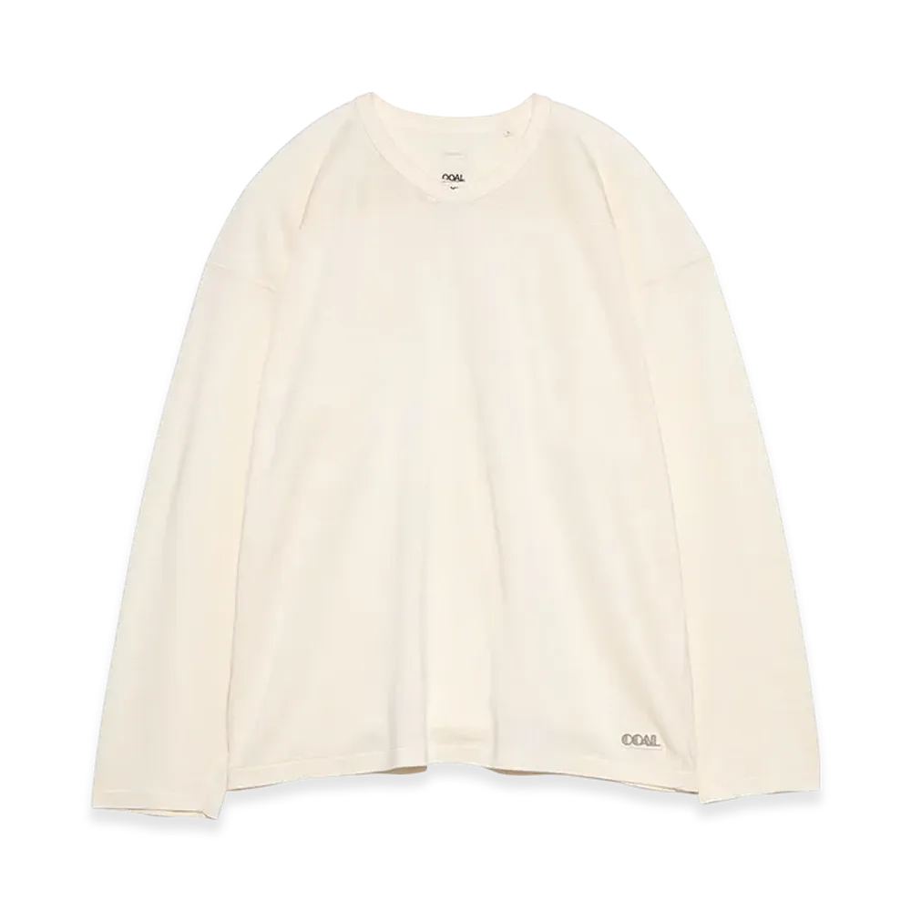 nanamica Rayon Cotton L/S Tee "Ivory"