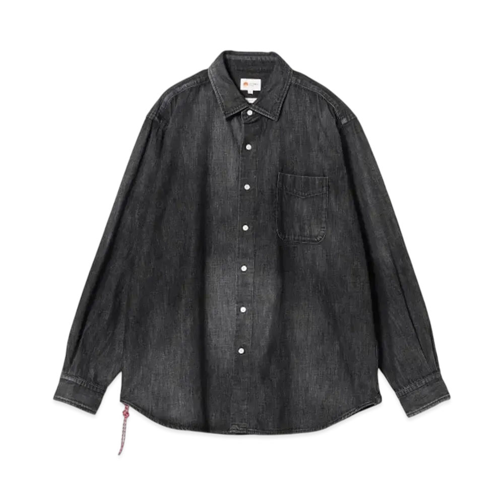 BEAMS Aging Denim Shirt "UsedIndigo"