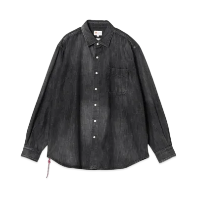 BEAMS Aging Denim Shirt "UsedIndigo"