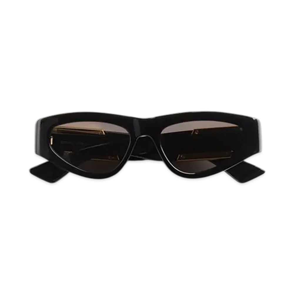 Bottega Veneta Dash Cat Eye Sunglasses "Black/Gray"