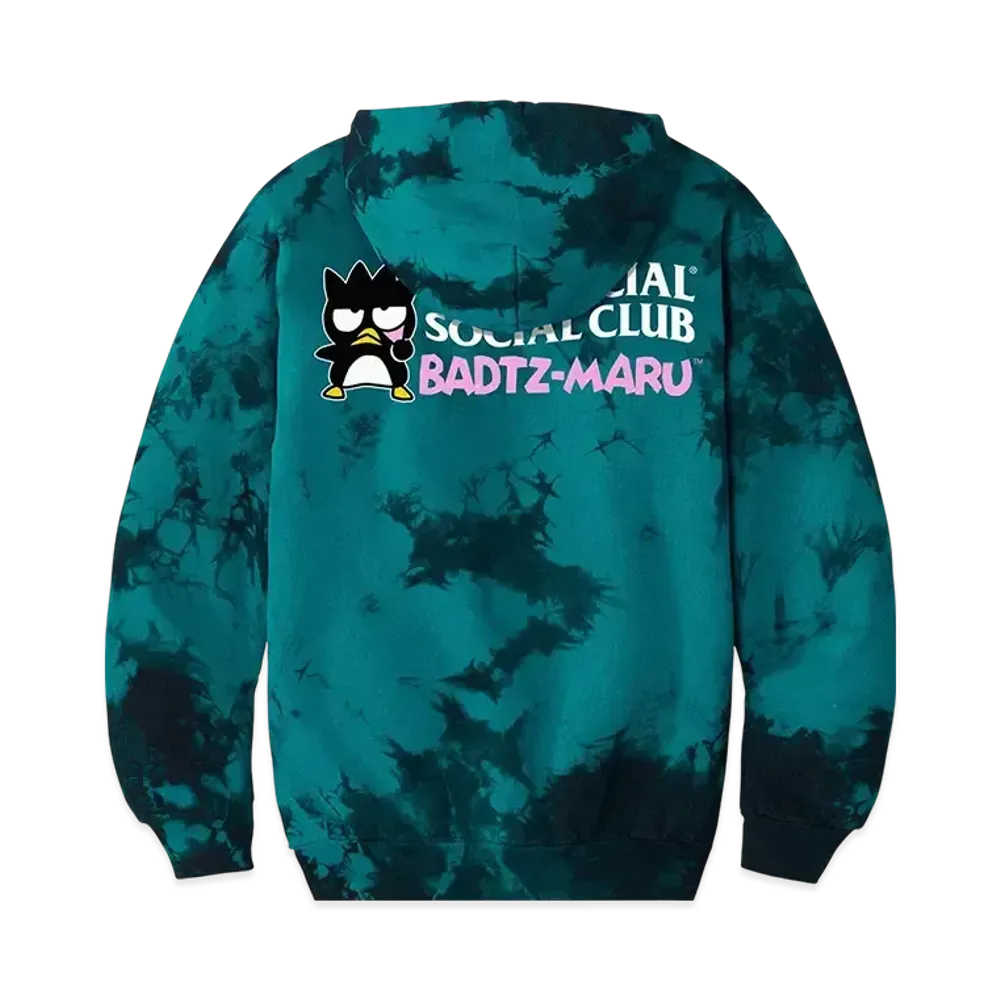 ANTI SOCIAL SOCIAL CLUB x Bad Badtz-Maru Classic Hoodie "Aqua Tie-Dye"