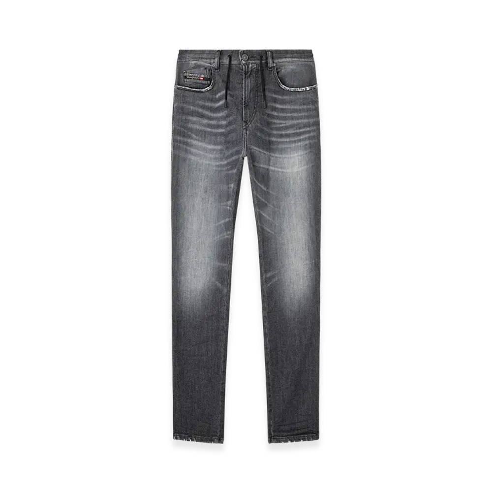 Diesel Slim 2062 D-Strukt Joggjeans 09m67 "Black/Dark Grey"