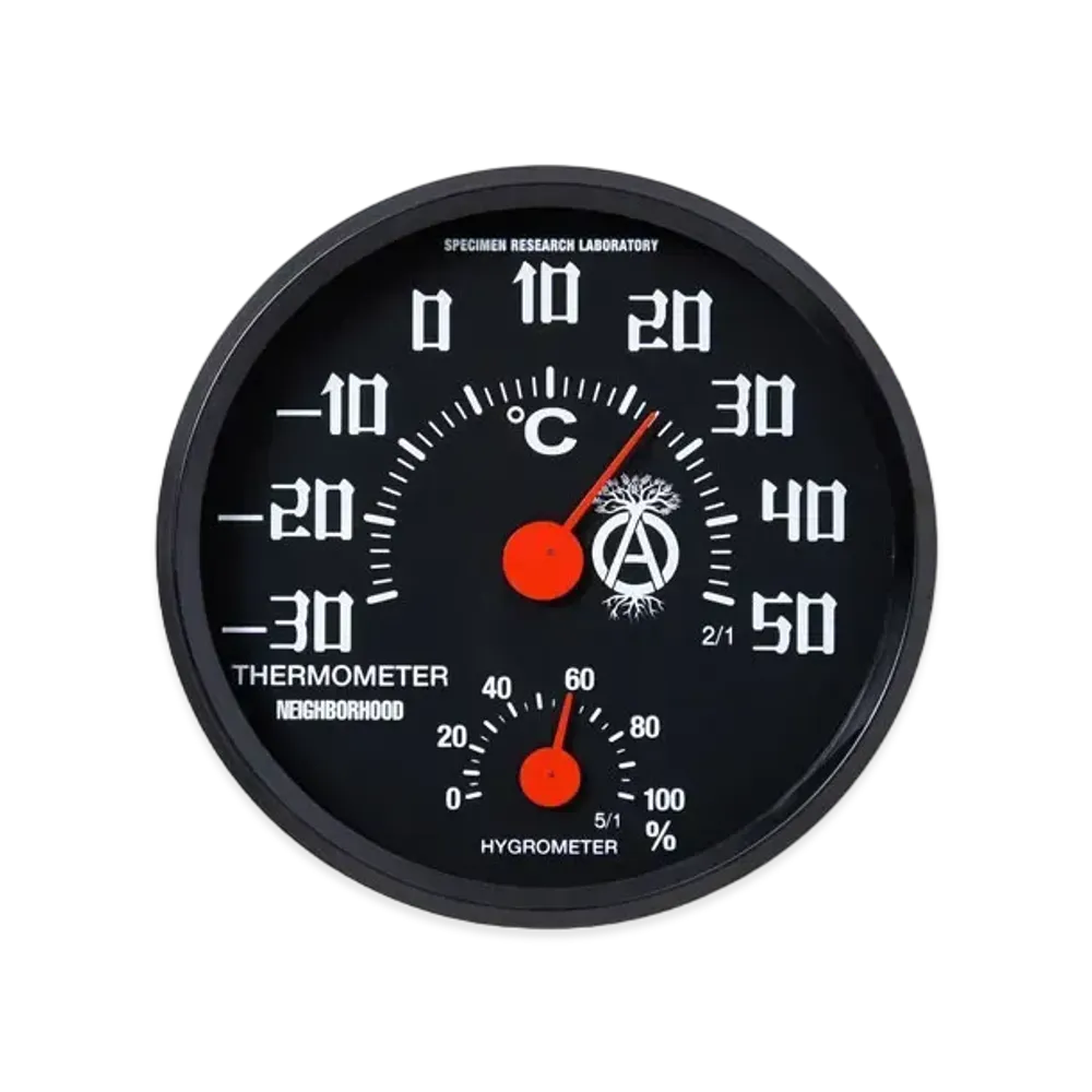 NEIGHBORHOOD SRL / A-THERMOHYGROMETER "Black"