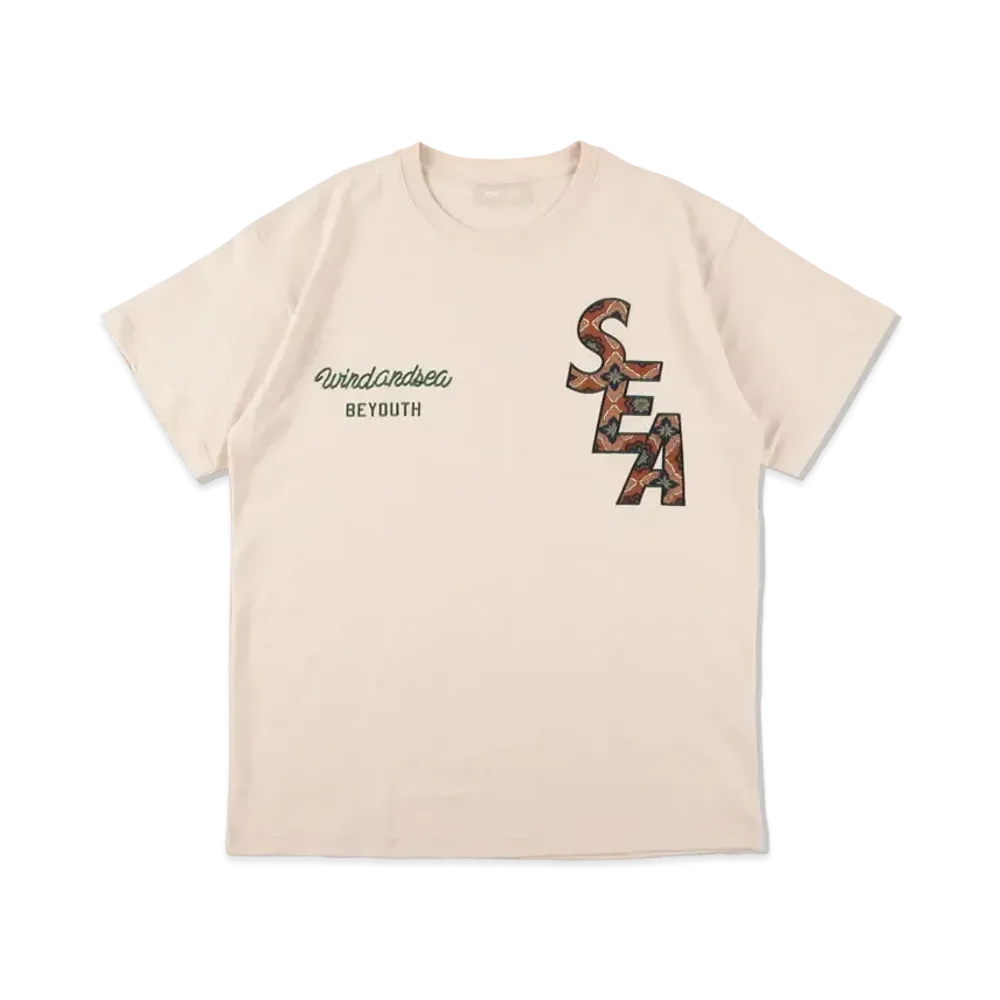 WIND AND SEA (PATTERN) S/S TEE "Beige"