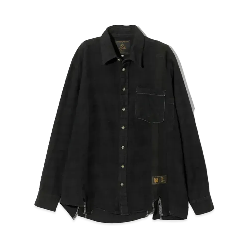 Needles x OCTOBER’S VERY OWN Flannel Shirt "Black"