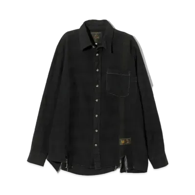 Needles x OCTOBER’S VERY OWN Flannel Shirt "Black"