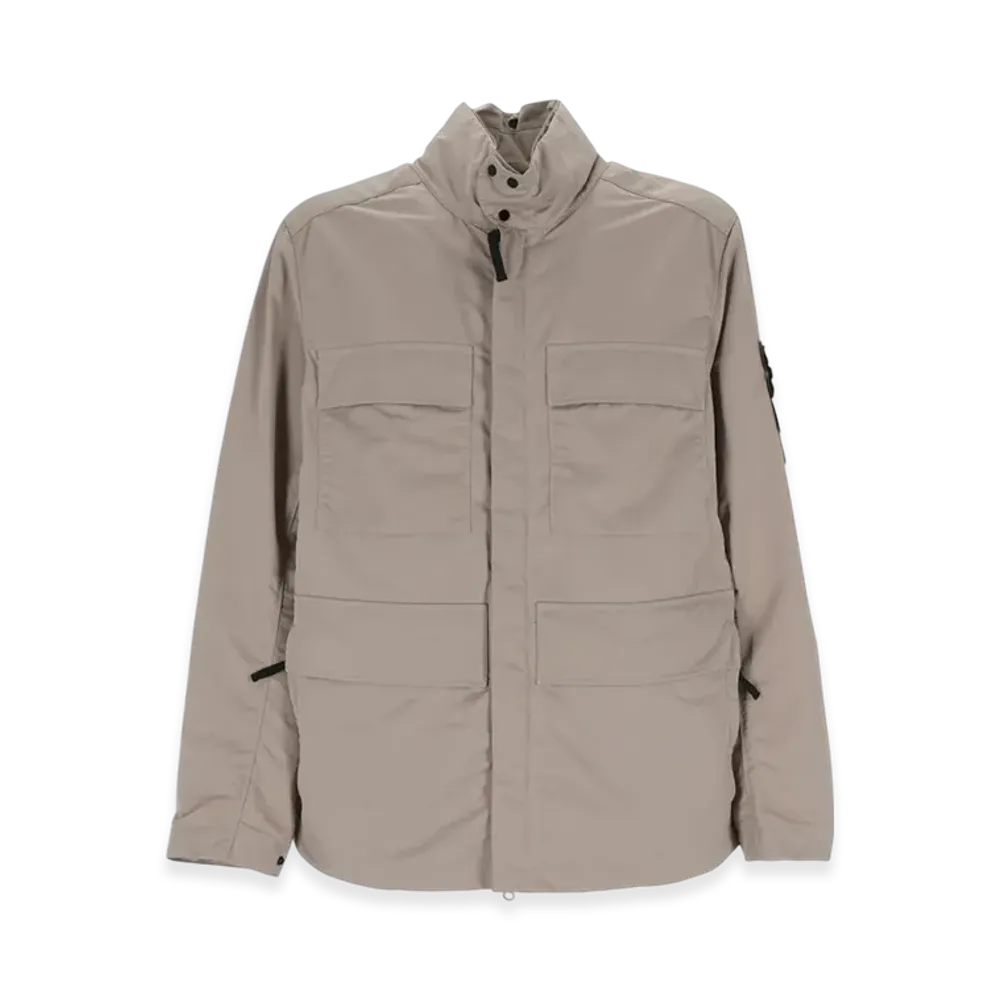 Stone Island 42730 Hyper Dense Nylon Raso Field Jacket - 23SS "Dove Grey"
