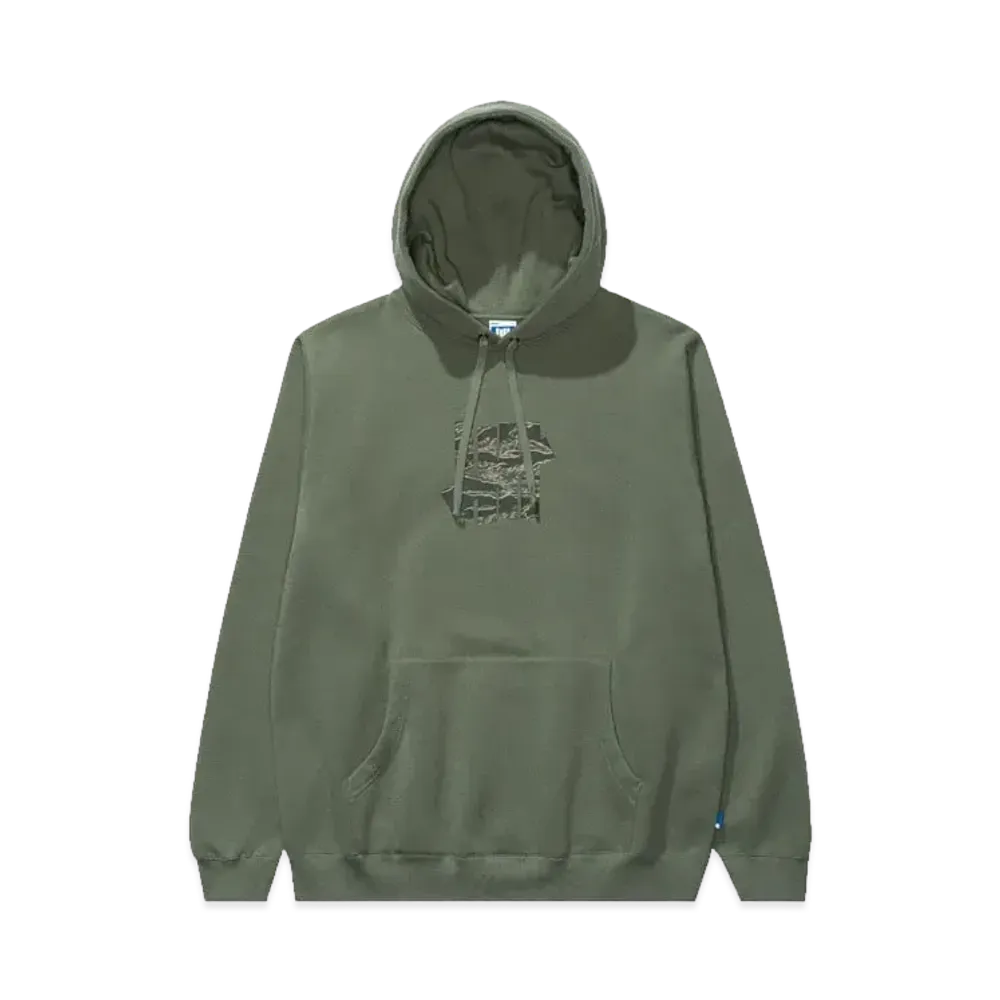 UNDEFEATED Tiger Camo Icon Pullover Hood "Green"
