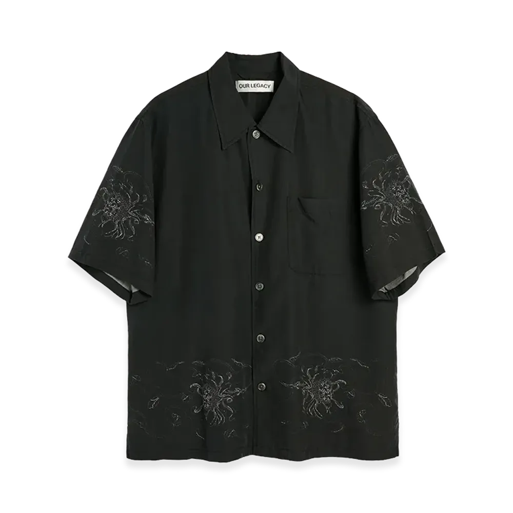 OUR LEGACY Every Shirt Shortsleeve "Skull Vine Print"