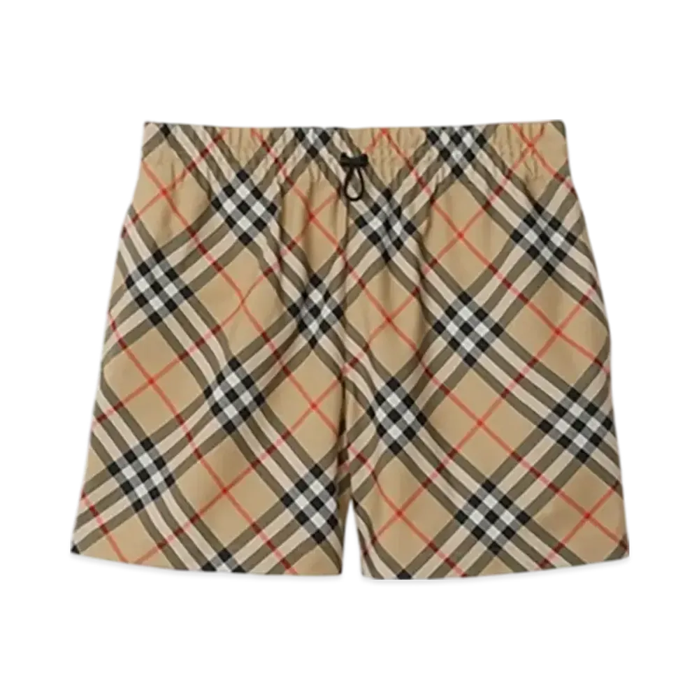 Burberry Check Short Pants "Sand"