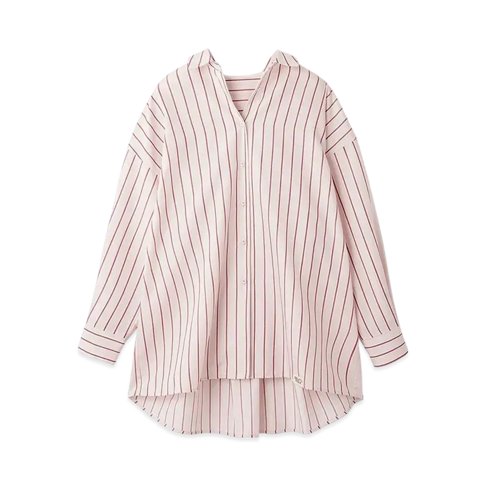 GELATO PIQUE Striped Shirt "Pink"