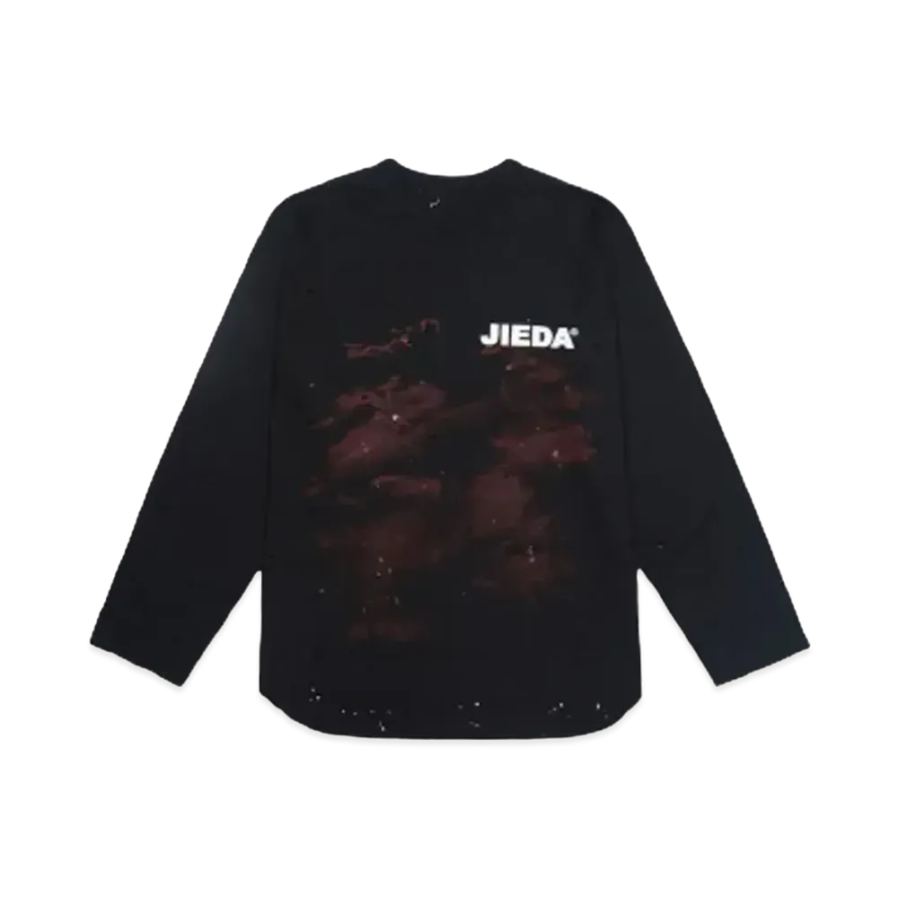 HYPE DROP x JieDa PAINT OPAL BASEBALL TEE "BLACK x RED"