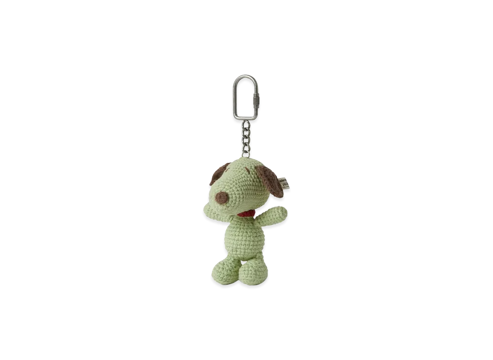 thisisneverthat x PEANUTS Crochet Plush Keychain "Green"