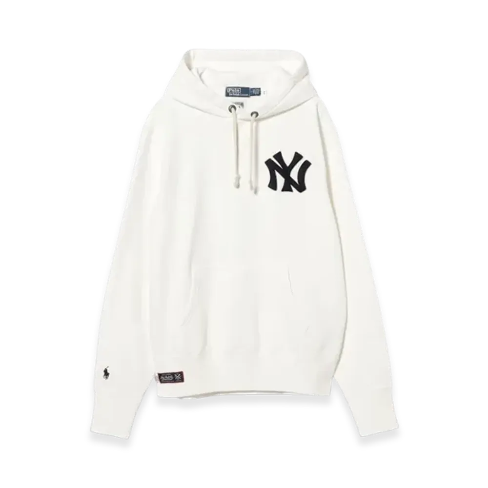 Polo Ralph Lauren x New York Yankees Logo Hoodie "White"