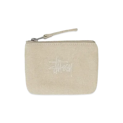 Stussy Canvas Coin Pouch "Natural"