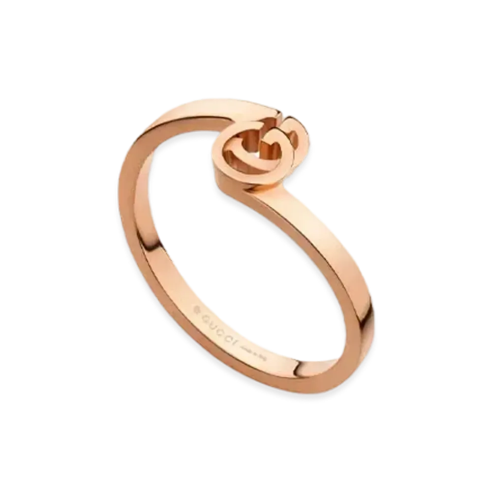 GUCCI Rose Gold GG Ring "Pink"
