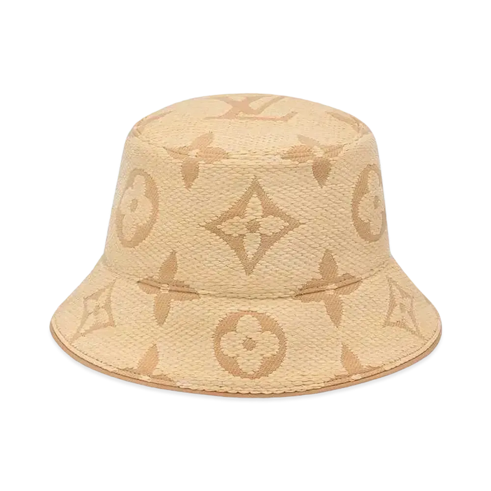 Louis Vuitton Nautical Beachview Bucket Hat Monogram Flowers "Natural"
