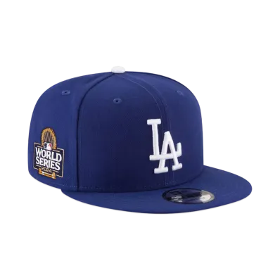 NEW ERA Men's Los Angeles Dodgers 2024 World Series Side Patch 9Fifty Snapback Hat "Royal"