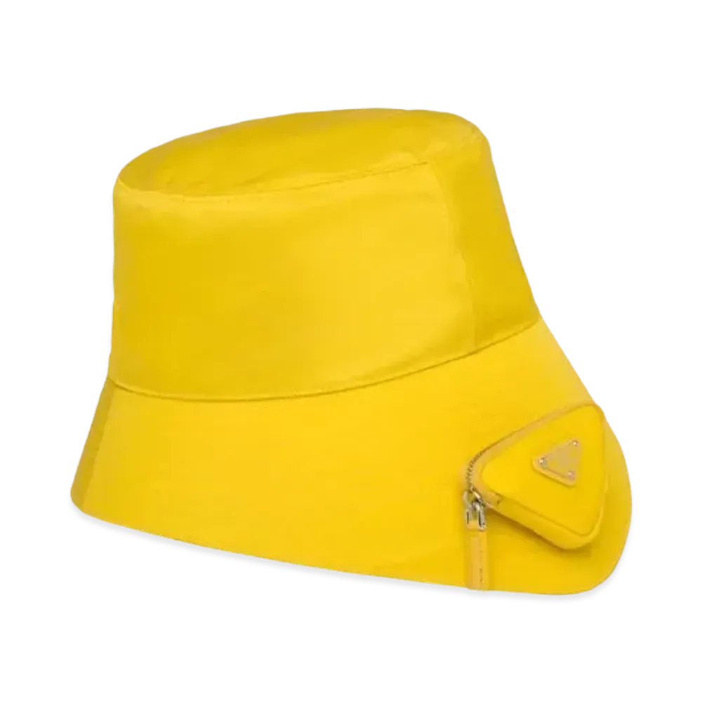 PRADA Re-Nylon Bucket Hat "Yellow"