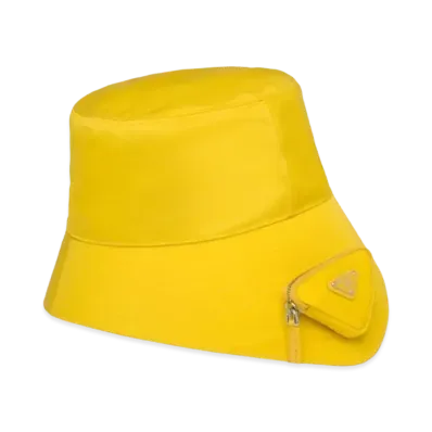 PRADA Re-Nylon Bucket Hat "Yellow"