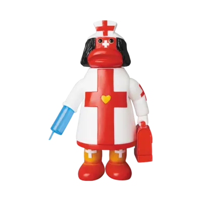 MEDICOM TOY "Toei Retro Sofvi Collection" -Ganbare!! Robocon- Robopecha (Emergency Bag Ver.)