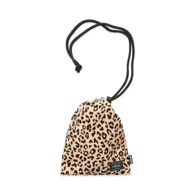 WACKO MARIA PORTER / LEOPARD SHOULDER POUCH "Orange"