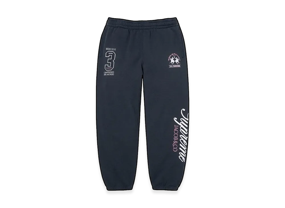 Supreme x La Martina Sweatpant "Navy"